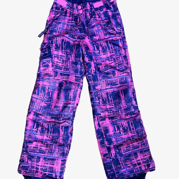 C9 CHAMPION GIRLS SNOW/SKI PANTS SIZE M (7/8) PINK/PURPLE